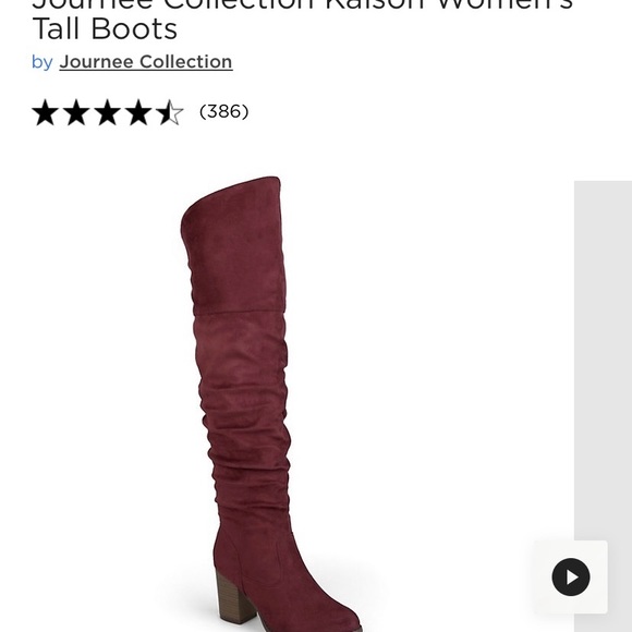 Woman’s Journee Over the knee boots size 9.5 wide calf - Picture 3 of 8